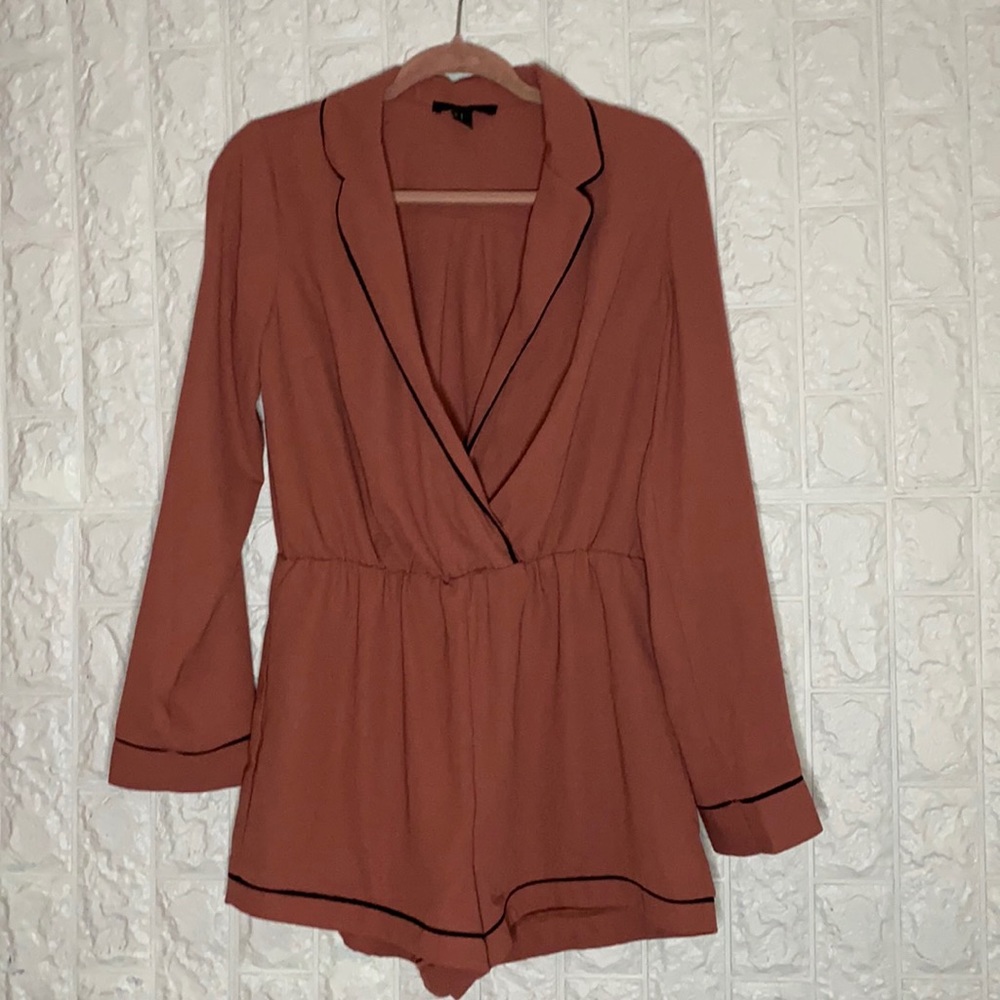 Colared | Blazer•esque |  Long Sleeve Romper